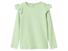 Name It arcadian grøn/jet stream stribet top